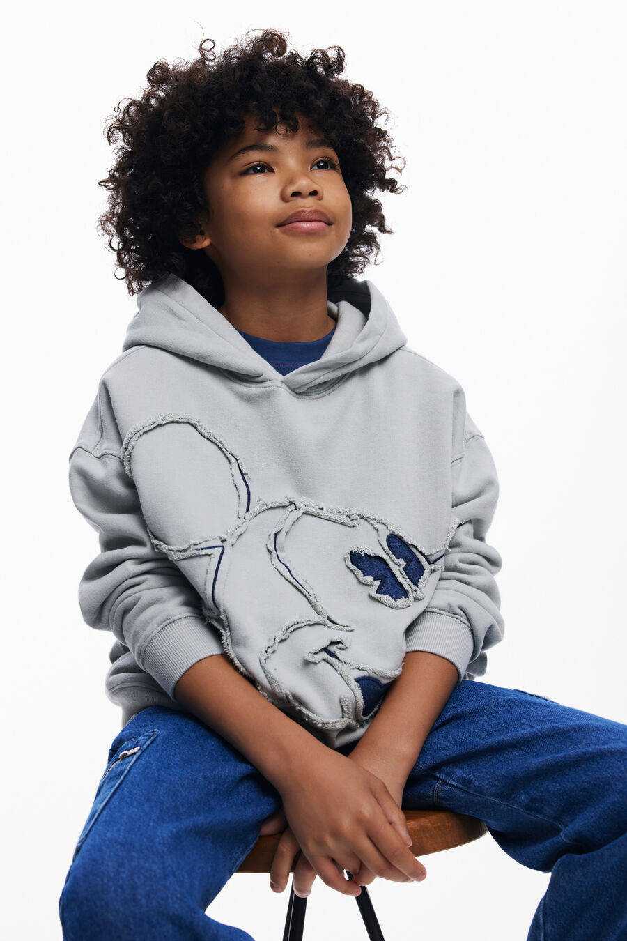 Denim sweatshirt Mickey Mouse™
